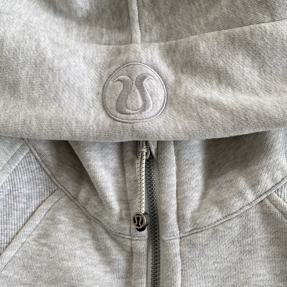 ❤️ Lululemon Scuba Oversized Full Zip in HCUG M/L NWT - Picture 3 of 9